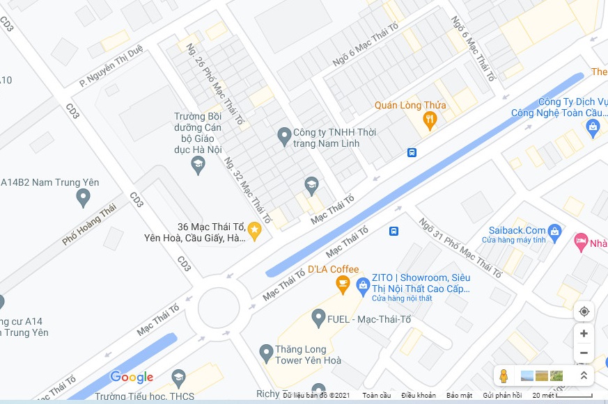 Bản đồ địa điểm Trường
